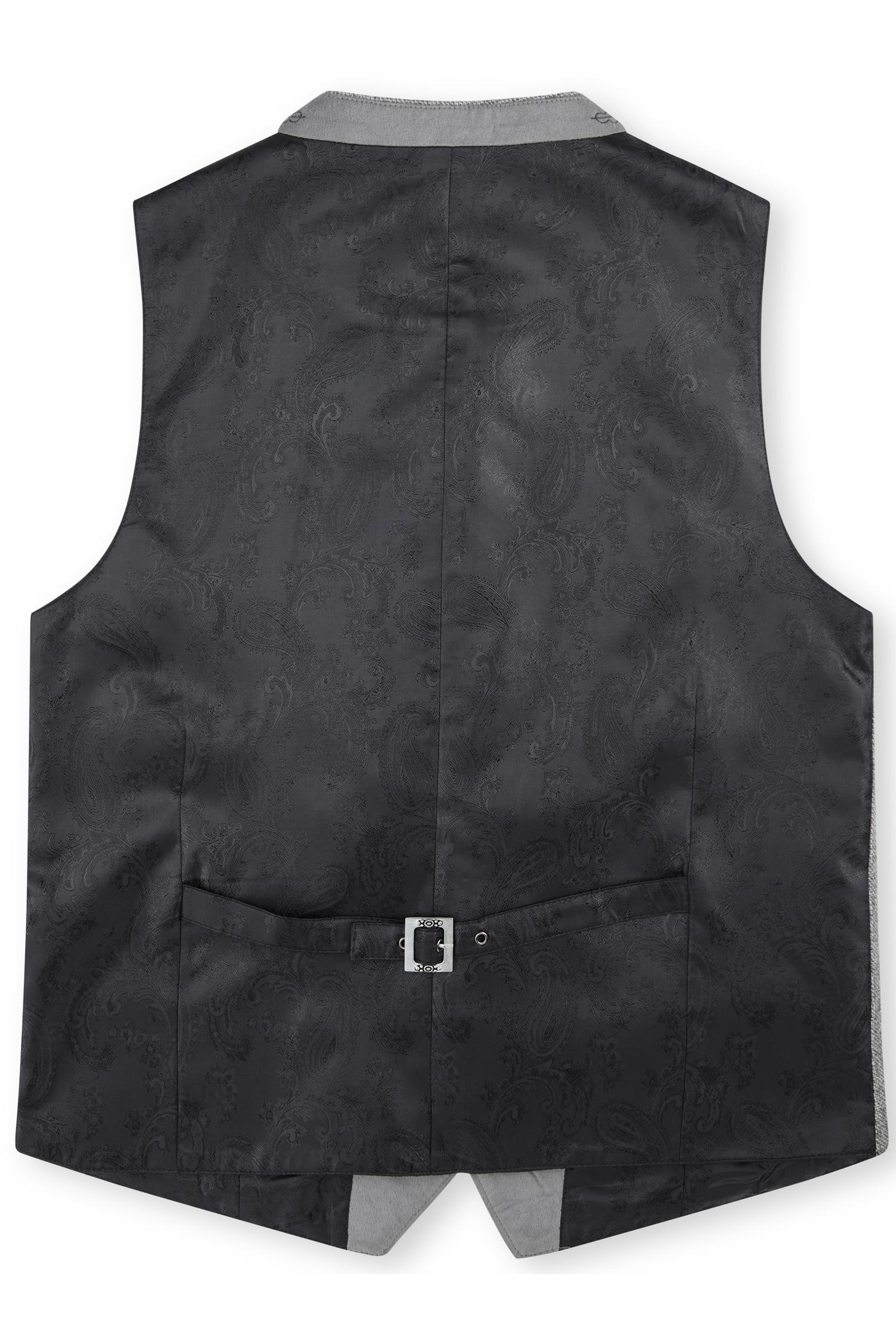 Almsach Trachtenweste in Hellgrau